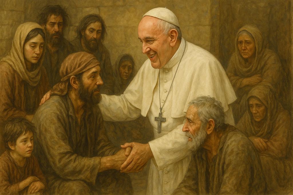 Preghiera di Ringraziamento a Gesù per l'aiuto ai Poveri di Papa Francesco